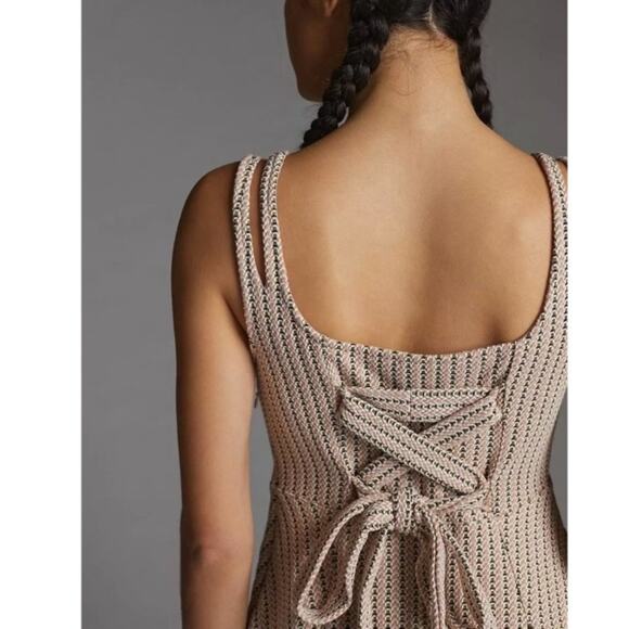 NWT Anthropologie Maeve Jacquard Mini Dress XS Petite - Picture 8 of 15